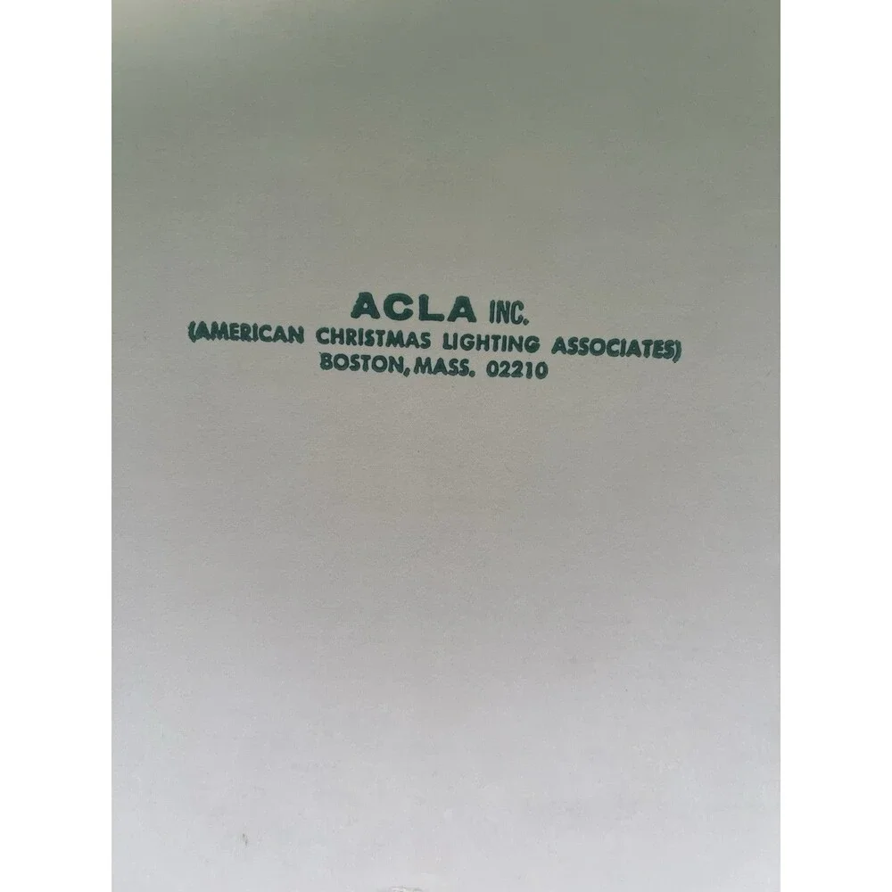 Vintage 1960s ACLA Beacon Electric Christmas Candelabra No. 3720 Box Works MCM